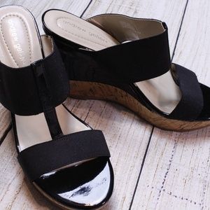 Andrew Geller Black wedges